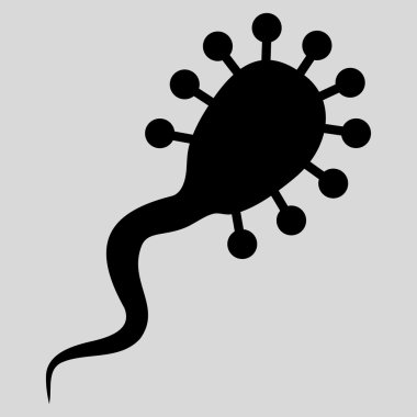 Kan emici düz simgesi