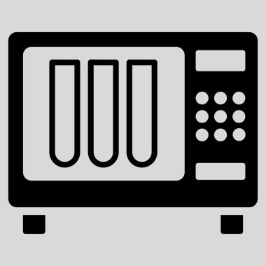 Sterilizatör düz simgesi