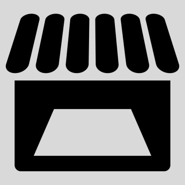 Mağaza düz simgesi