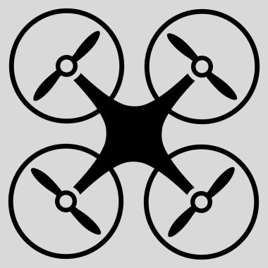 Nanocopter düz simgesi