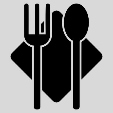 Beslenme düz simgesi