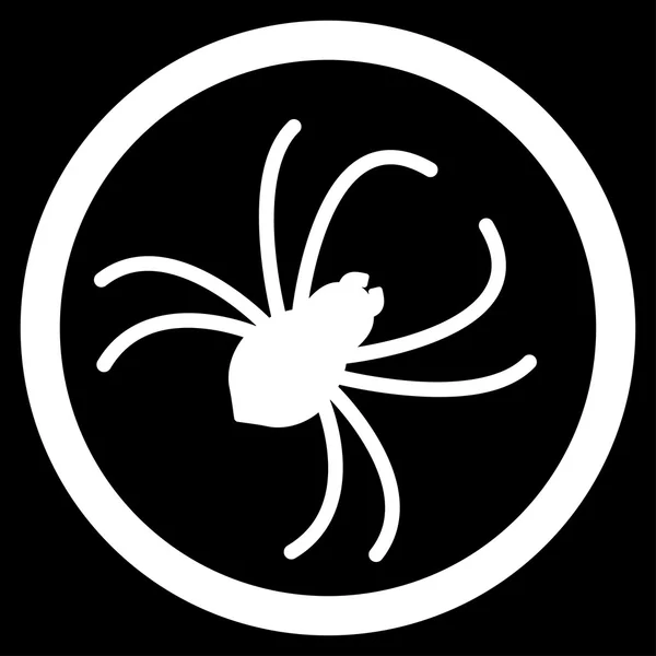 Icône plate araignée — Image vectorielle