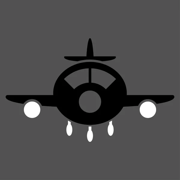 Icône plate d'avion — Image vectorielle