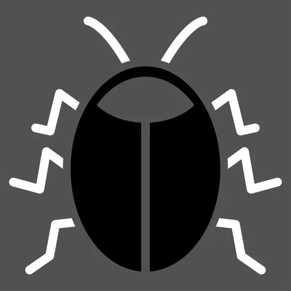 Bug επίπεδη εικονίδιο — Διανυσματικό Αρχείο