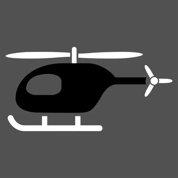 Helikopter lapos ikon — Stock Vector