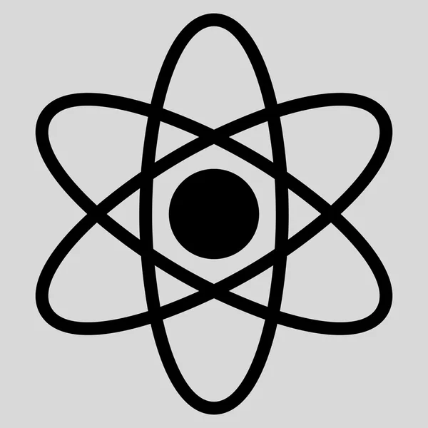 Atom フラット アイコン — ストックベクタ