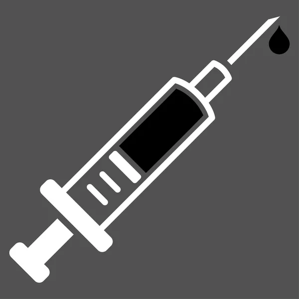 疫苗接种平图标 — 图库矢量图片