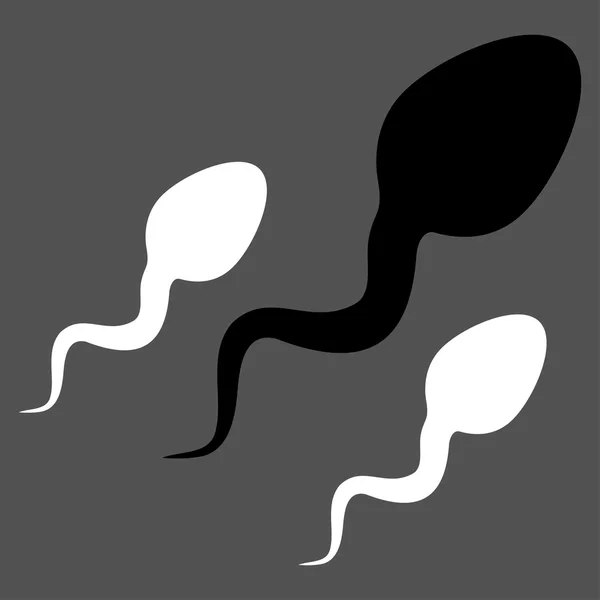 Esperma icono plano — Archivo Imágenes Vectoriales
