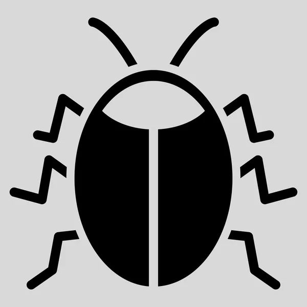 Bug platte pictogram — Stockvector