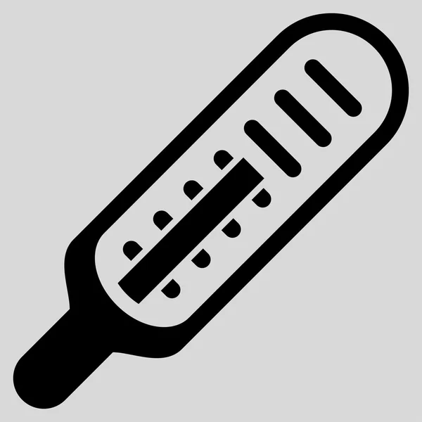 Thermometer Flat Icon — Stock Vector