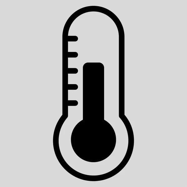 Επίπεδο εικονίδιο θερμοκρασίας — Διανυσματικό Αρχείο
