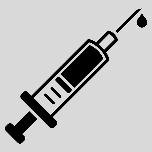 Vakcinázási lapos ikon — Stock Vector