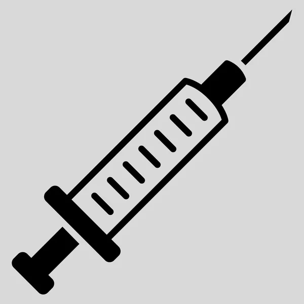 Ícone plana seringa —  Vetores de Stock