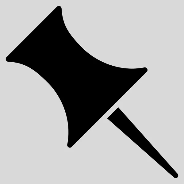 Kolík plochý ikona — Stockový vektor