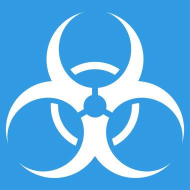 biyolojik tehlike sembolü simgesi