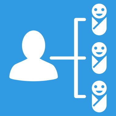 Çocuk bağlantıları simgesi