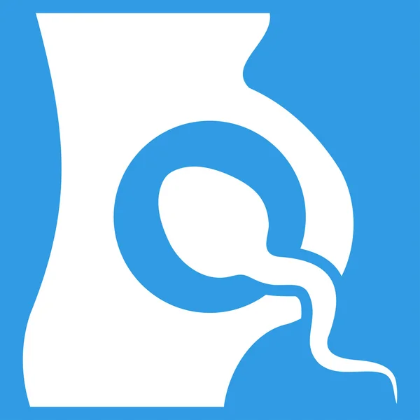 Icono de inseminación artificial — Archivo Imágenes Vectoriales