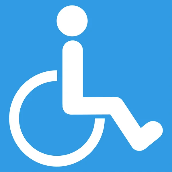 Icône personne handicapée — Image vectorielle