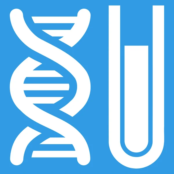 Genetisk analys ikonen — Stock vektor