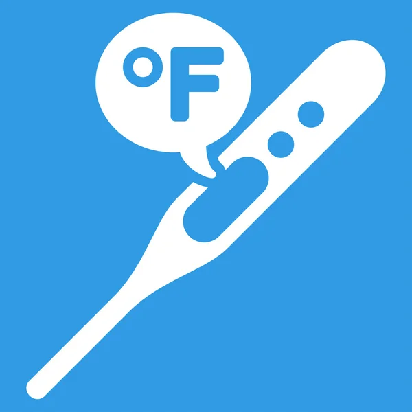 Fahrenheit temperatuur pictogram — Stockvector