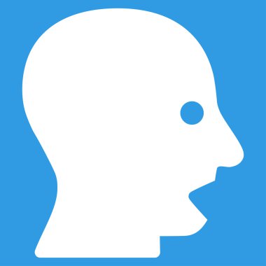 Bağırarak kafa simgesi