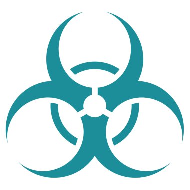 biyolojik tehlike sembolü simgesi