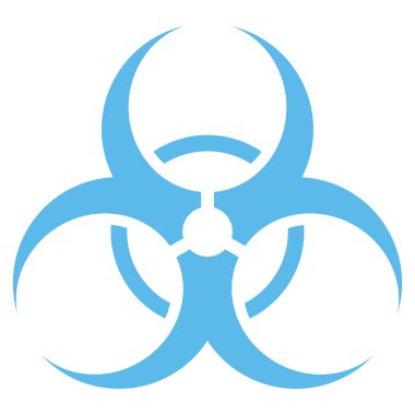 biyolojik tehlike sembolü simgesi