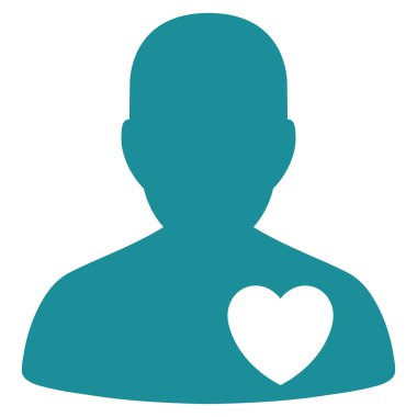 Kardiyoloji hasta simgesi