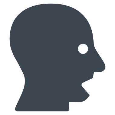 Bağırarak kafa simgesi