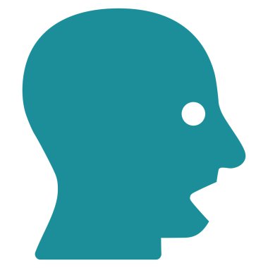 Bağırarak kafa simgesi