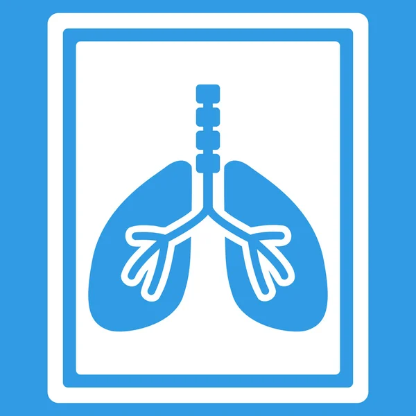 Lungs X-Ray icono de la foto — Archivo Imágenes Vectoriales