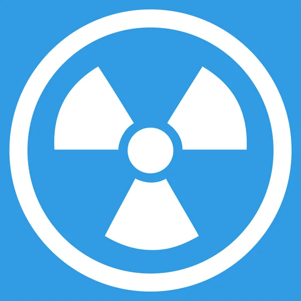 Icono de peligro de radiación — Vector de stock