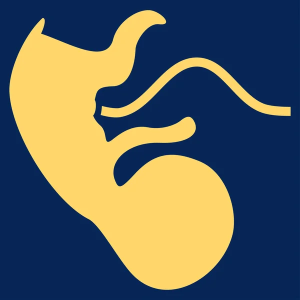 Affenembryo-Symbol — Stockvektor