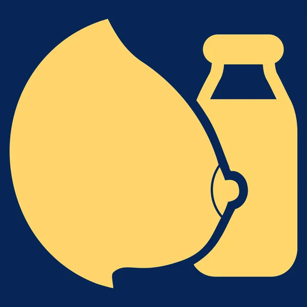 Matka mléko ikona — Stockový vektor
