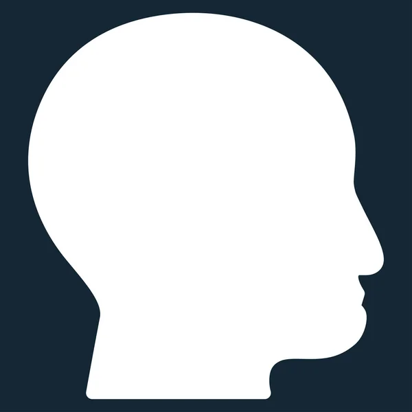 Kale hoofd pictogram — Stockvector