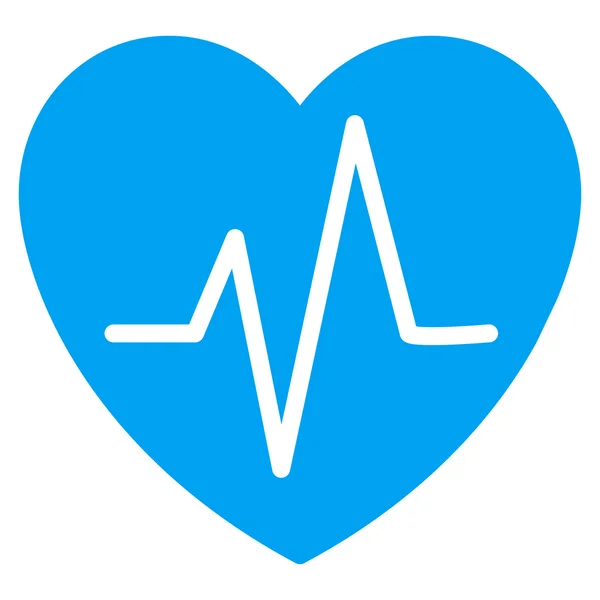 Hart ekg pictogram — Stockvector