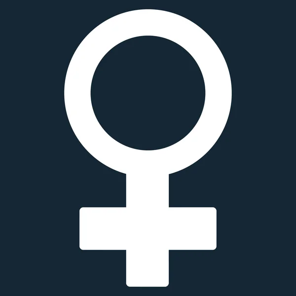 Icône de symbole féminin — Image vectorielle