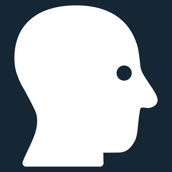 Tiché Head Icon — Stockový vektor