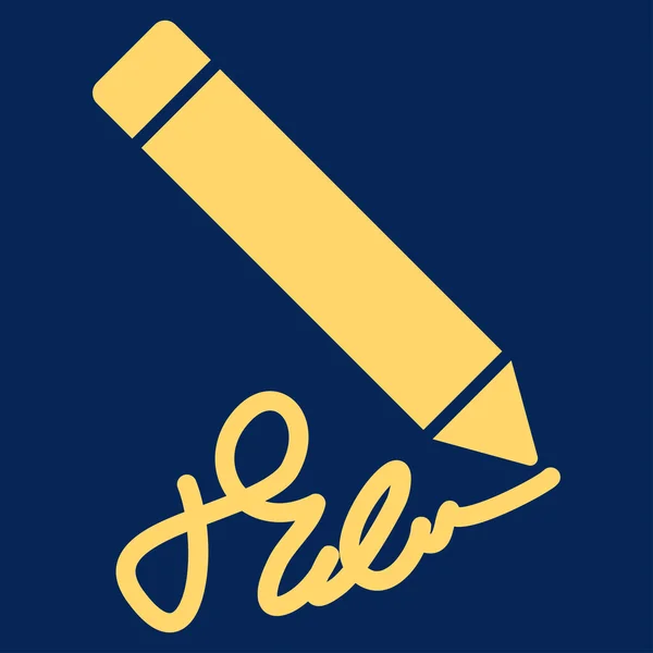 Pisanie ikonę ołówka — Wektor stockowy