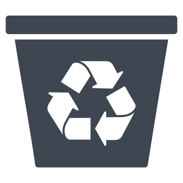 Recycle bin значок — стоковий вектор