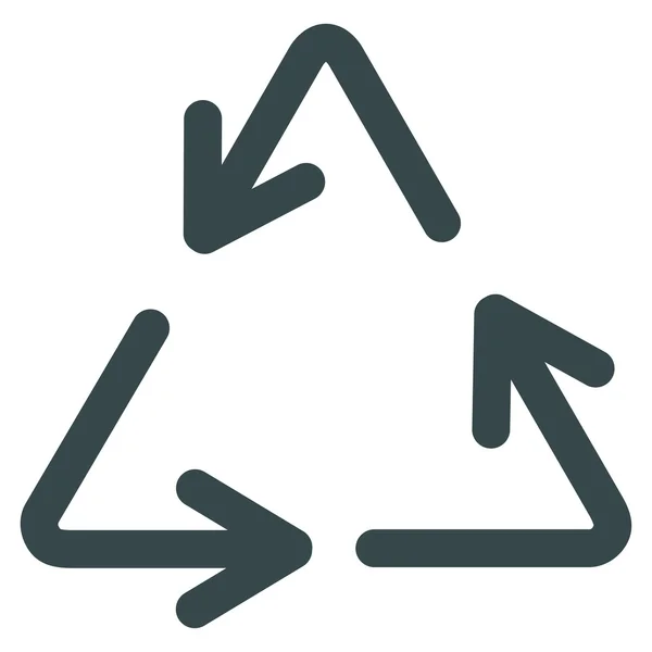 Pfeil-Symbol recyceln — Stockvektor