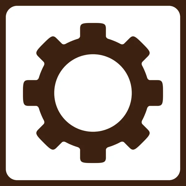 Icono plano de industria — Vector de stock