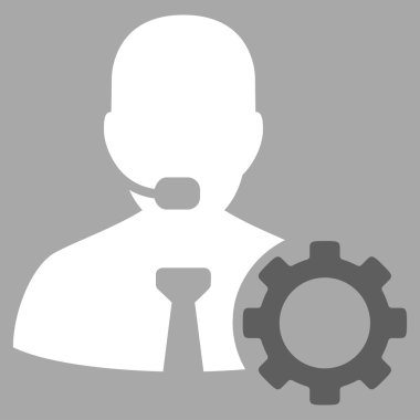 Operatör seçenekleri düz simgesi