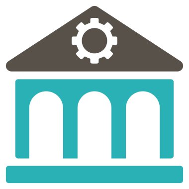 Fabrika düz simgesi