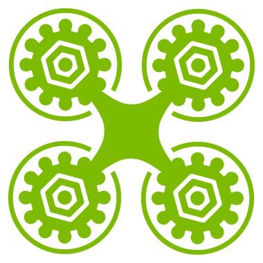 Hava uçağı düz simgesi