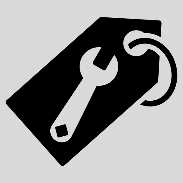 Reair Tag Flat Icon — стоковый вектор