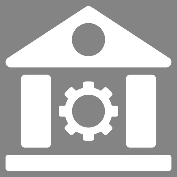 Icono plano de fábrica — Vector de stock