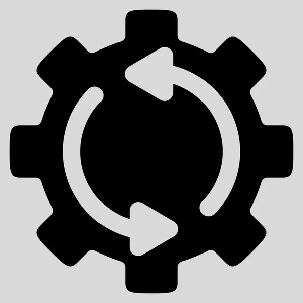 Refresh Motor Flat Icon — стоковый вектор