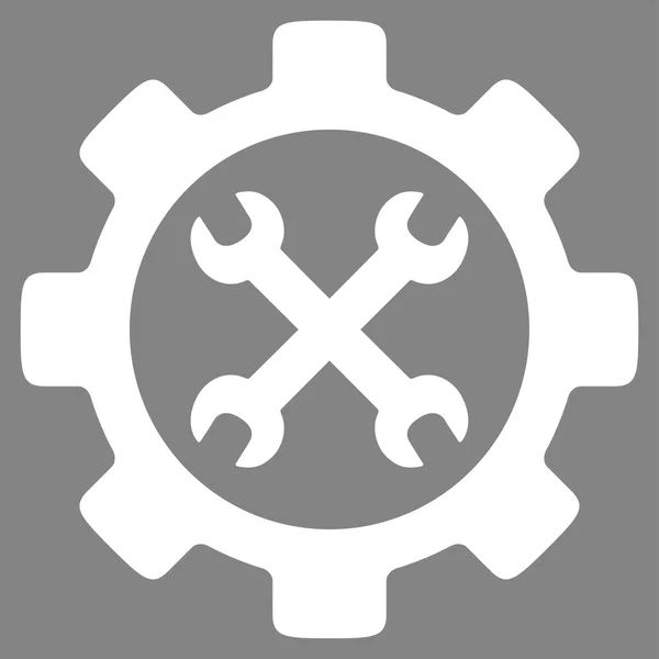 Service Tools platte pictogram — Stockvector