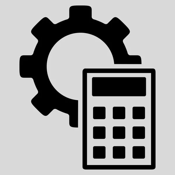 Engineering Calculations Flat Icon — Stock Vector